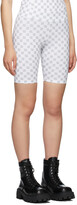 Thumbnail for your product : Misbhv White Monogram Biker Shorts