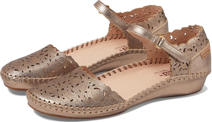 PIKOLINOS P. Vallarta 655-0906CL Women's Shoes Stone : EU 37 (US Women's 6.5-7) B - Medium Leather