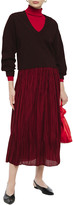Thumbnail for your product : The Row Plisse-silk Midi Skirt