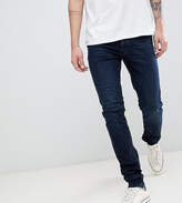 Thumbnail for your product : Burton Menswear Tall Skinny Fit Jeans In Dark Blue Wash