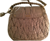 Thumbnail for your product : Miu Miu Gray Leather Mateleasse Hobo Bag