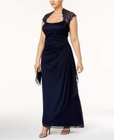 Thumbnail for your product : Xscape Evenings Ruched Lace Gown