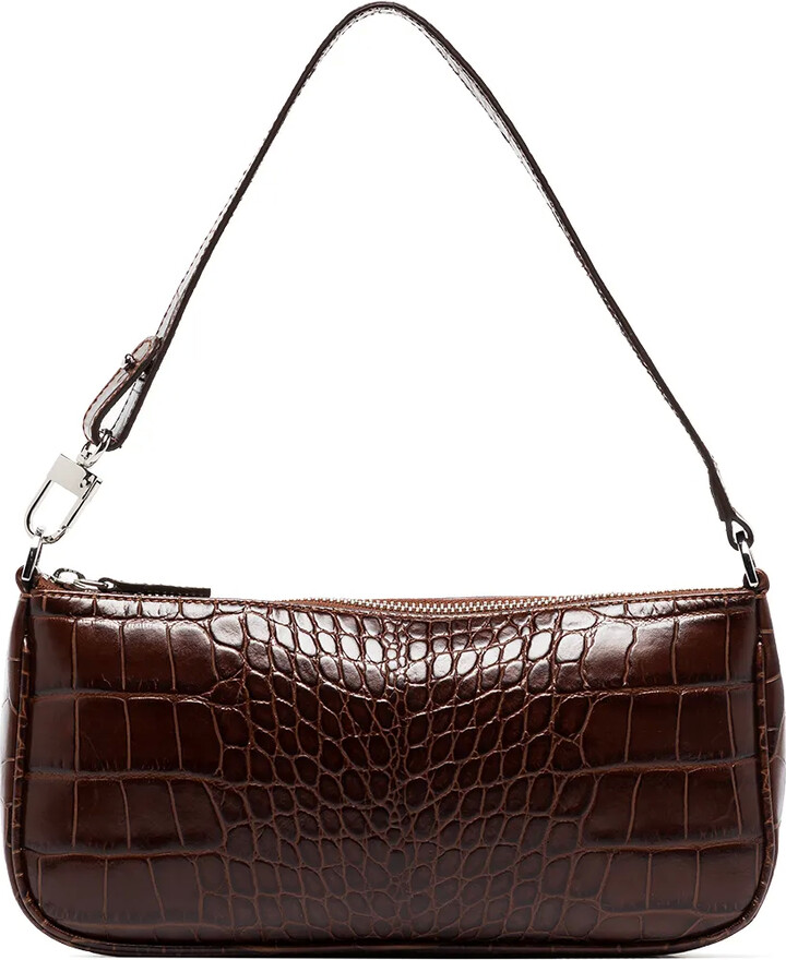 brown croc bolsauette bolsa