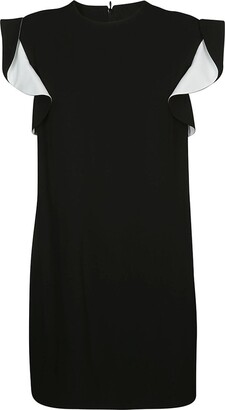 Givenchy Ruffle Sleeve Straight Fit Dress
