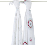 Thumbnail for your product : Aden Anais Aden and Anais Liam the Brave Flying Dog Medallion Swaddle 2 Pack