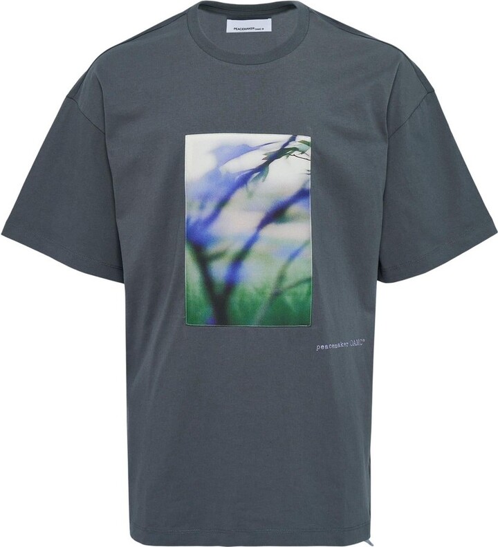 Oamc Printed Crewneck T-Shirt