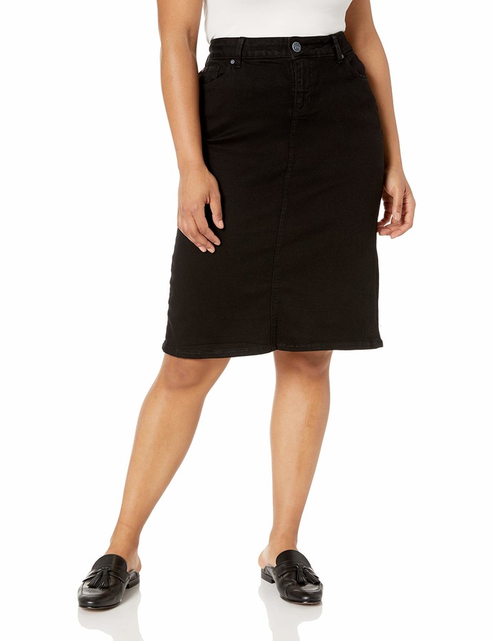 black denim skirt size 18