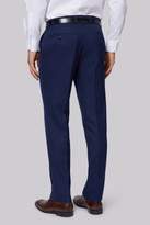 Thumbnail for your product : Moss Esq. Regular Fit Blue Texture Trousers