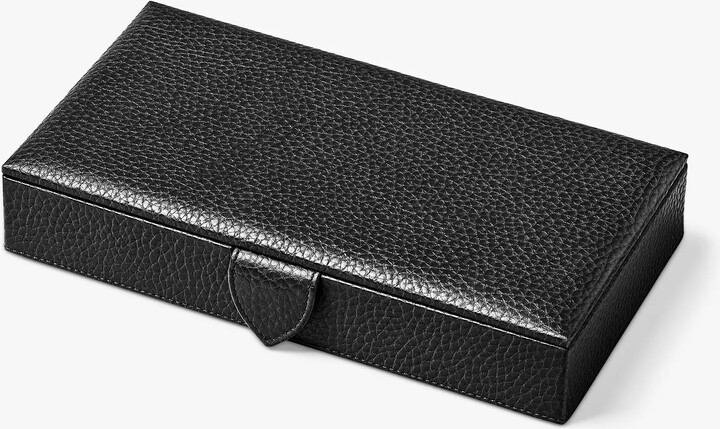 Aspinal of London Black Leather Baskets Boxes ShopStyle UK