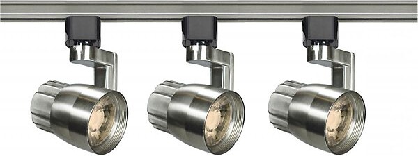 Satco Lighting 12W Angle Arm LED Track Lighting Kit in White