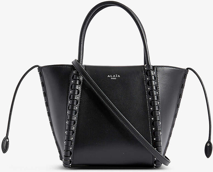 Alaia Le Hinge small leather shoulder bag ShopStyle