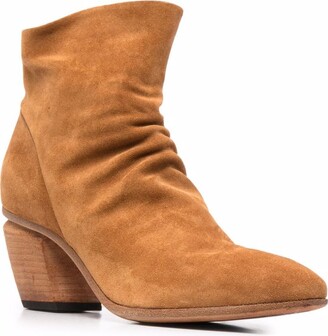 Officine Creative Suede Ankle-Length Boots