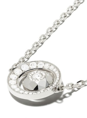 David Morris 18kt white gold diamond Rose Cut Forever Sautoir necklace