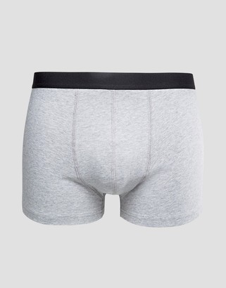 ASOS Trunks In Gray Marl 7 Pack SAVE