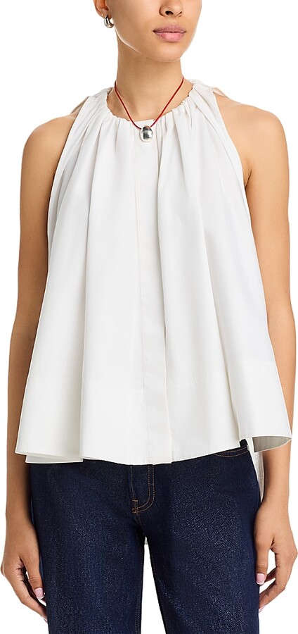 Co Gathered Tunic Top