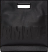 Thumbnail for your product : 3.1 Phillip Lim Black Leather Totes Amaze Cut-Out Handle Tote