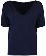 Thumbnail for your product : boohoo Basic Oversized V Neck T-Shirt