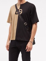 Thumbnail for your product : Dolce & Gabbana Logo-appliqué Split Cotton-jersey T-shirt - Multi