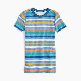 J.Crew Kids' short-sleeve pajama set in blue stripe