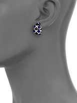 Thumbnail for your product : John Hardy Naga Two-Tone Enamel & Sterling Silver Buddha Belly Earrings