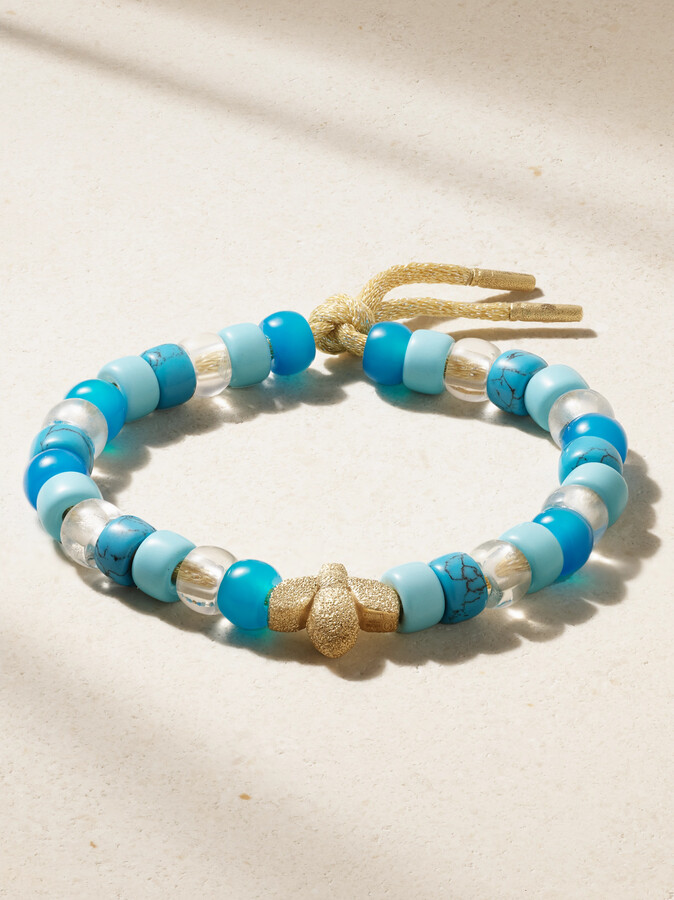【CAROLINA BUCCI】caro gold-plated and cotton ブレスレット CAROLINA BUCCI】caro gold-plated and cotton ブレスレット