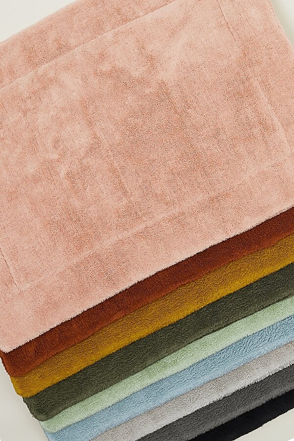Hawkins New York Simple Terry Bath Mat in Light Grey at Urban Outfitters