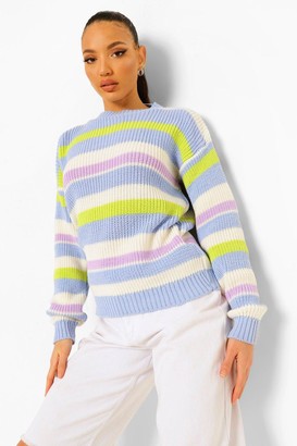 boohoo Tall Stripe Knitted Jumper