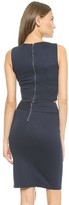 Thumbnail for your product : Alice + Olivia Crew Neck Sleeveless Crop Top