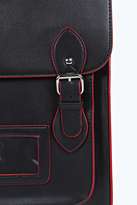 Thumbnail for your product : boohoo Hannah Satchel Structured PU Backpack