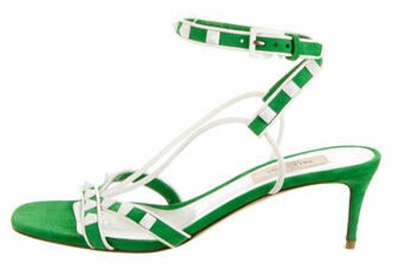 Valentino Green Rockstud Shoes | Shop the world's largest collection of  fashion | ShopStyle