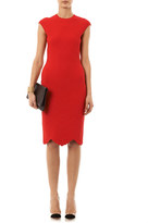 Thumbnail for your product : Alexander McQueen Embossed Sangallo dress