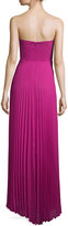 Thumbnail for your product : Parker Sweetheart-Neck Plisse Gown, Hot Magenta