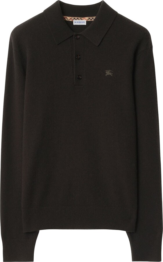 Burberry Cashmere Ekd Polo Shirt