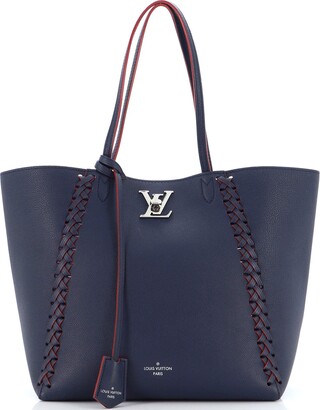 Lockme bag in blue leather Louis Vuitton - Second Hand / Used – Vintega