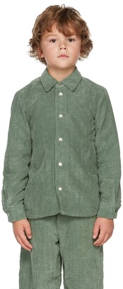 BO(Y)SMANS Kids Green Corduroy Shirt