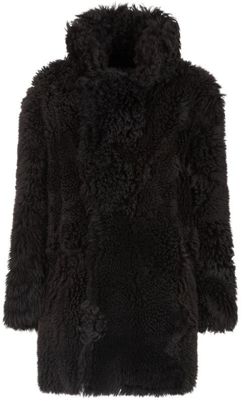 Dolce & Gabbana Double-Breasted Shearling Coat - ShopStyle