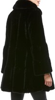 Thumbnail for your product : Fabulous Furs Faux Fur Tiered Swing Coat