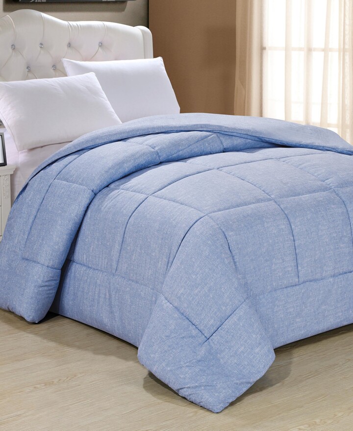 Cathay Home Navy & Regatta Reversible Comforter Set King