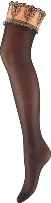 Aubade Women's Hold - up Stockings BAISERS CHARNELS CACHEMIRE S