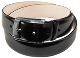 Thumbnail for your product : Manieri Vivid Black Smooth Leather Belt