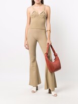 Thumbnail for your product : Isa Boulder Ribbed-Knit Cropped Top