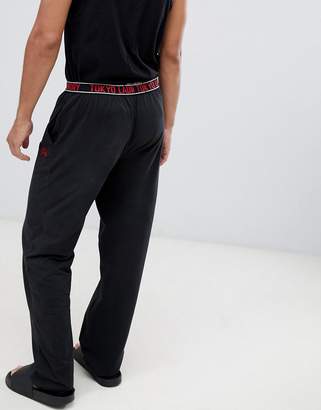 Tokyo Laundry Jersey Lounge Pants with Waistband-Black