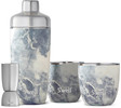 Barware-swell blue granite barware set