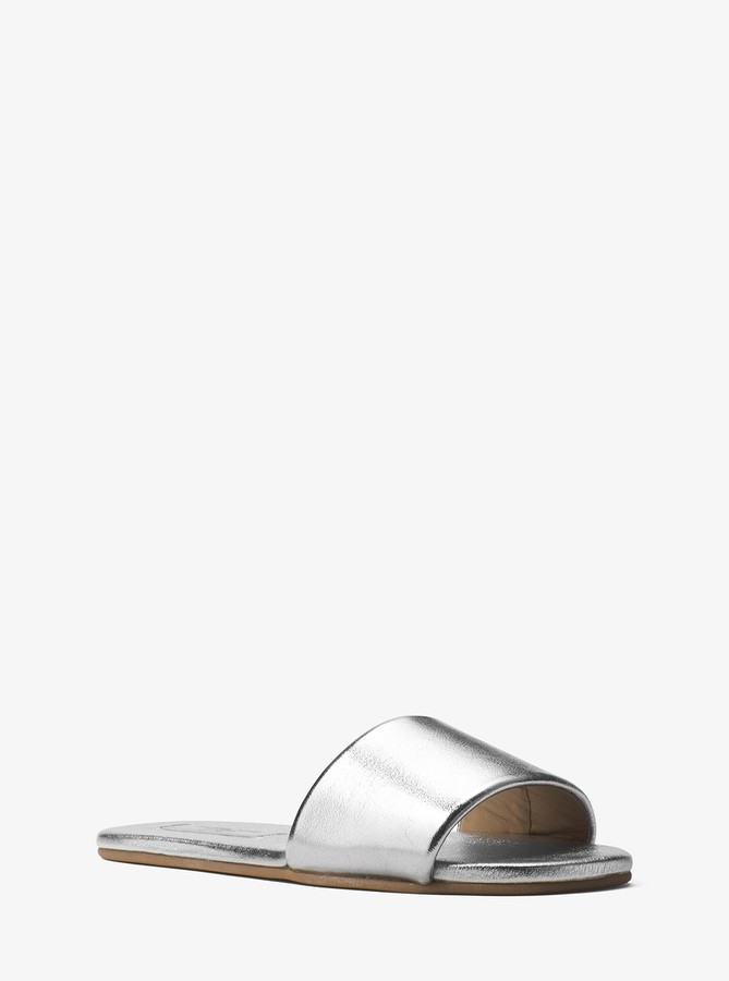 michael kors cortlandt embellished leather slide
