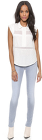 Thumbnail for your product : Rebecca Taylor Sleeveless Collar Top