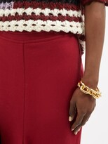 Thumbnail for your product : Marni Flared Jersey Midi Skirt - Burgundy