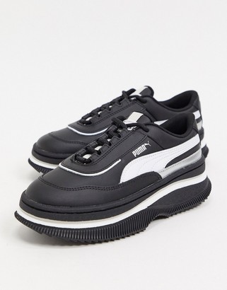 Puma Deva Mono Pop sneakers in black - ShopStyle