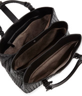 Thumbnail for your product : Bottega Veneta Roma Triple-Compartment Tote Bag, Black