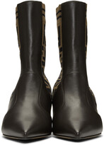 Thumbnail for your product : Fendi Brown 'Forever Fendi' Rockoko Boots