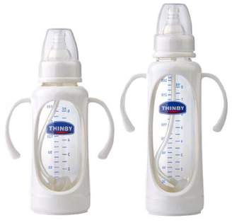 Baby Product 2pc Baby Milk Bottles Set (180ml +240ml) Baby Feeding Bottle With Handle K1823